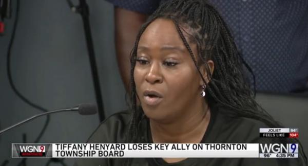 Thornton Township Trustee Carmen Carlisle called out Henyard for her "unethical and predatory behavior."